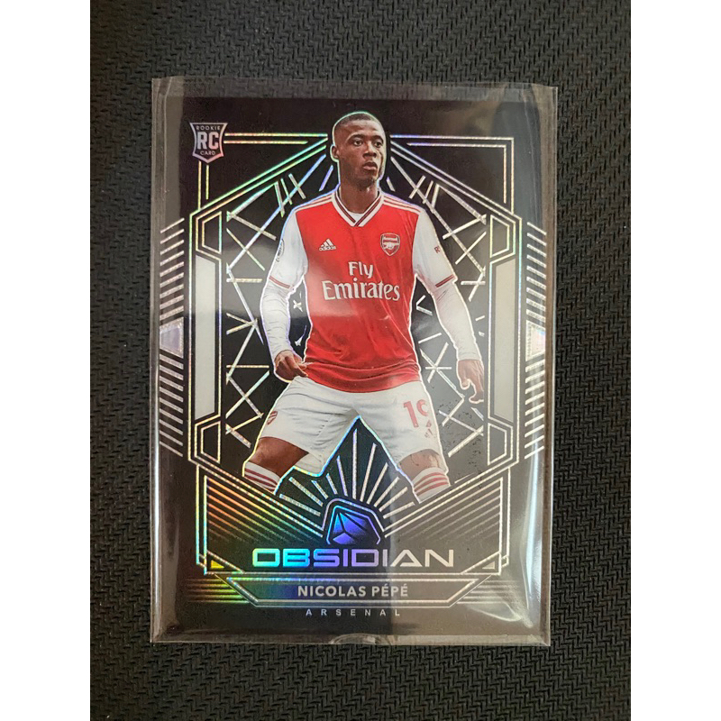 Panini Soccer Card 2019 Obsidian Nicolas Pepe Arsenal 119 /165