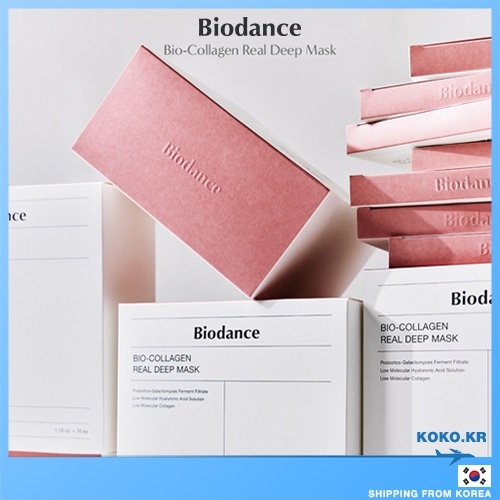 Biodance Bio-Collagen Real Deep Mask 34 กรัม x 4EA พร้อมของแถม