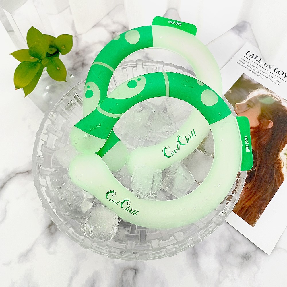 ใหม่ Coolchill 3rd Generation สายรัดคอน้ําแข็ง แบบคู่ กันแพ้ | ตัวทําความเย็นคอ ใช้ซ้ําได้