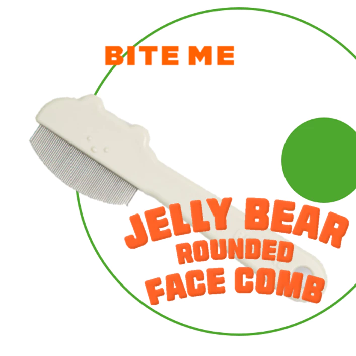 [Biteme] Jelly Bear Round Face Comb for pet