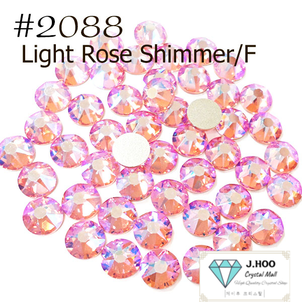 Swarovski 2088 - ชิมเมอร์ รูปดอกกุหลาบ ด้านหลังแบน น้ําหนักเบา