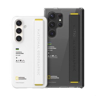 เคสโทรศัพท์มือถือ แบบใส ลาย National Geographic สีขาว สําหรั…