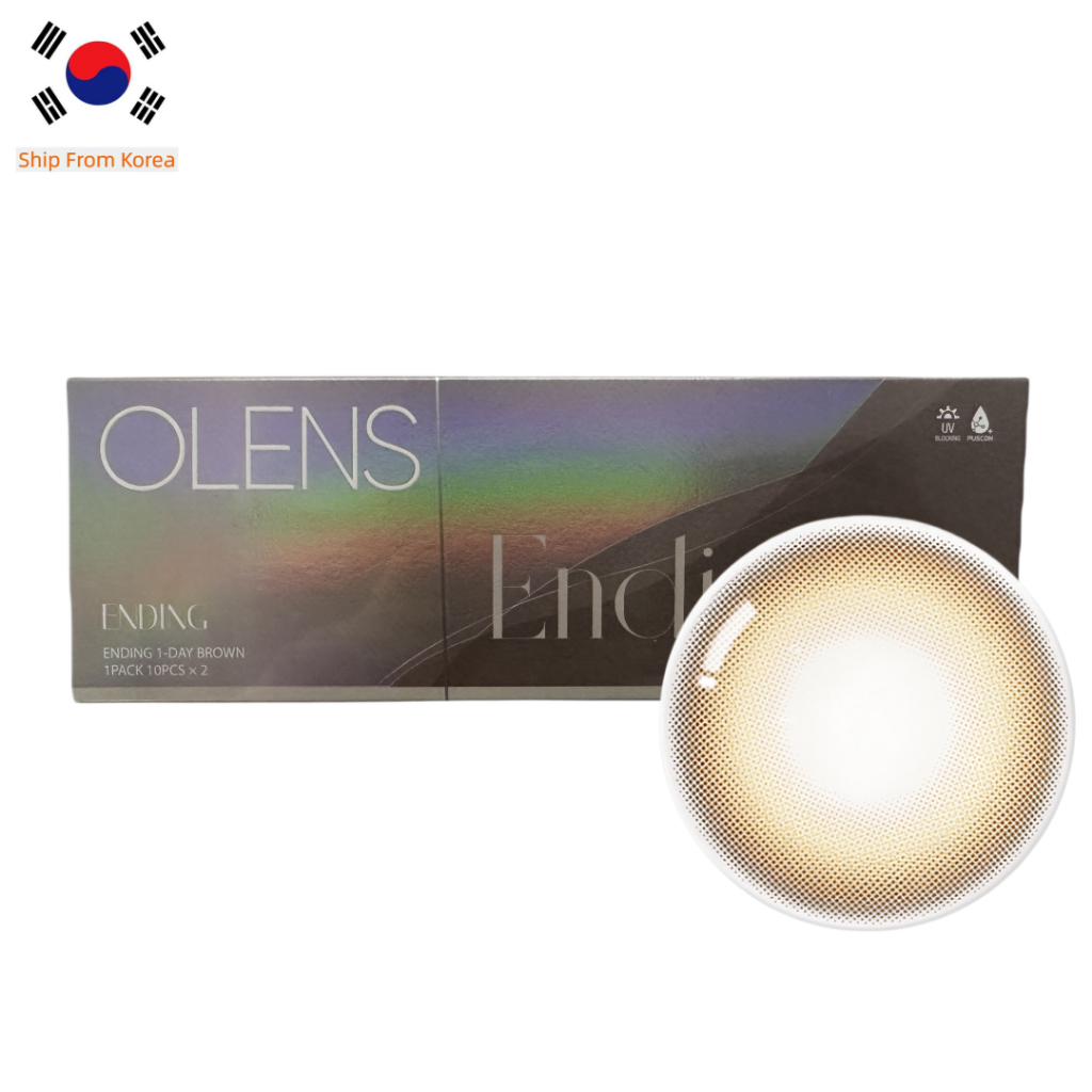 Olens ENDING BROWN 20P คอนแทคเลนส์ เลนส์เกาหลี