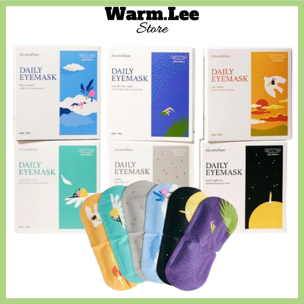 [STEAMBASE] มาสก์รอบดวงตา ไอน้ํา | Daily Eye Mask 1p, 5p | ผลิตในเกาหลี