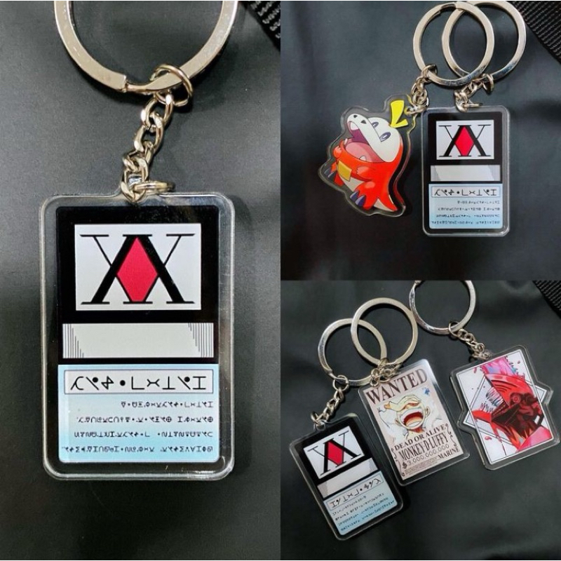 HUNTER X HUNTER KEYCHAINS LICENSE / HUNTER X HUNTER SOUVENIR / ANIMATION / HUNTER LICENSE KEYCHAINS