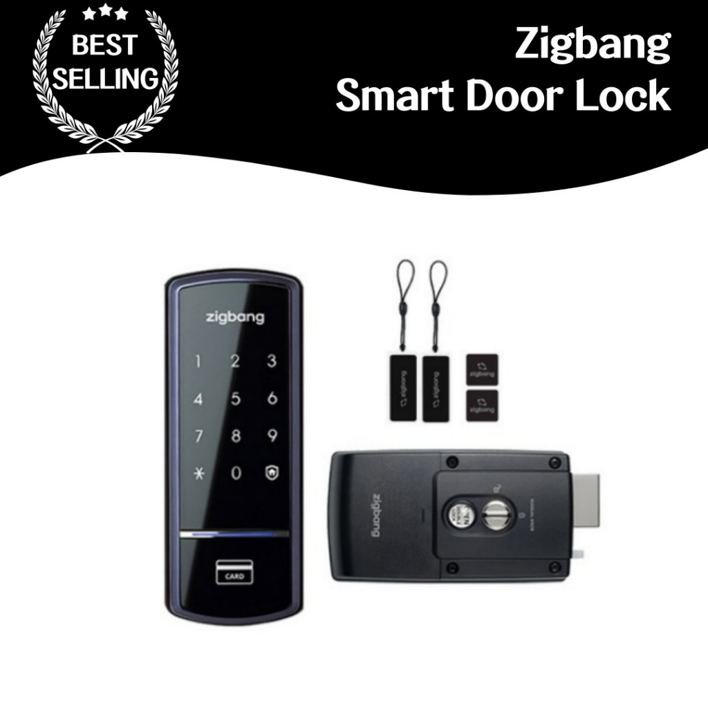 Zigbang smart Home SHS-1321 กุญแจล็อกประตูหน้าบ้าน ทางเข้า ทางออก เพื่อความปลอดภัย
