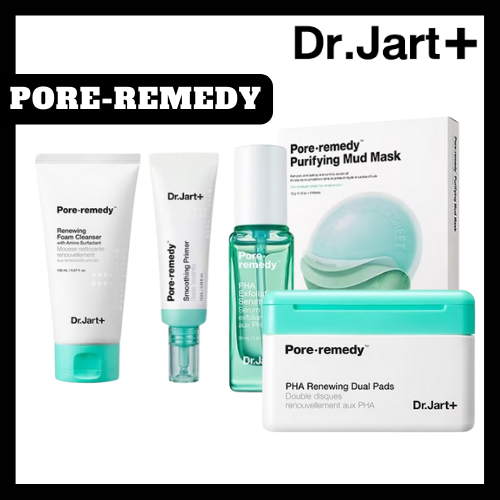 Dr.jart+ Pore-remedy Skincare Collection (ไพรเมอร์ / เซรั่ม / มาส์ก / โฟมล้างหน้า / แผ่นคู่)