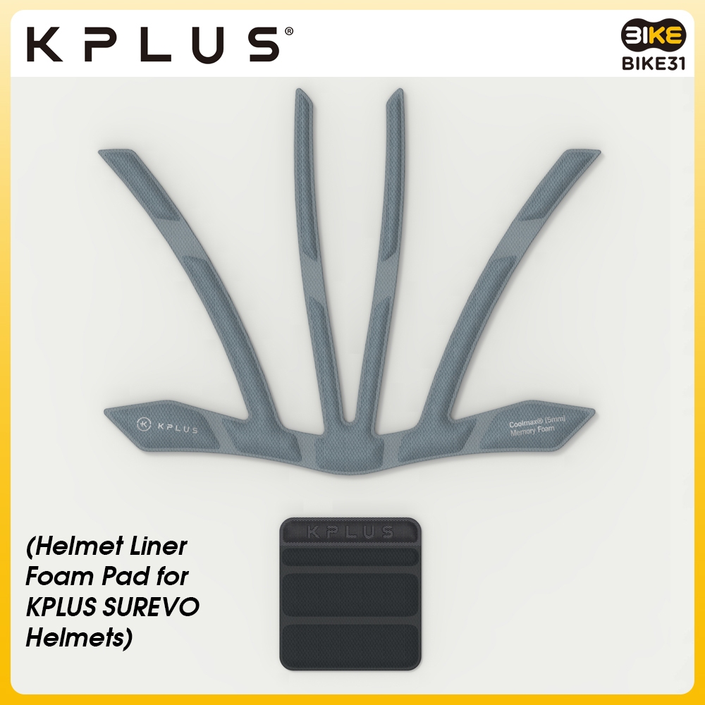 KPLUS Surevo หมวกกันน็อคจักรยานจักรยาน / เมมโมรี่โฟม / แผ่นรองด้านใน 5 มม. พร้อมแผ่นรองคาง (ขนาด S/M