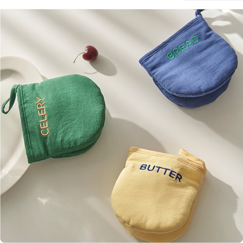 [DECOVIEW] Lettering kitchen gloves 3 colors / ส่งจากเกาหลี