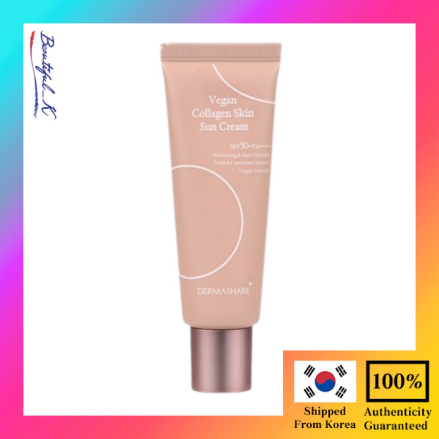 Dermashare ครีมกันแดดผิวคอลลาเจนวีแกน 70g _Beautiful_K