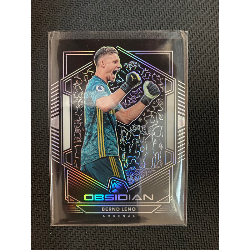 Panini Soccer Card 2019 Obsidian Bernd Leno Arsenal 71 /165