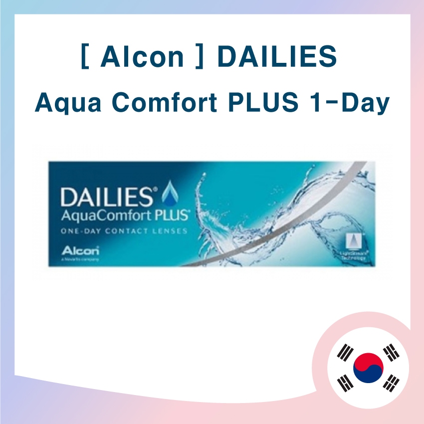 [ Alcon ] คอนแทคเลนส์ Dailies Aqua Comfort PLUS Daily (30 ชิ้นต่อกล่อง)