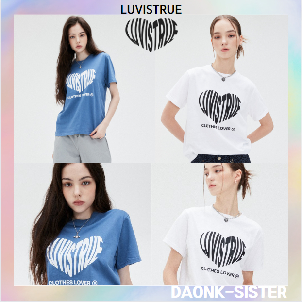 [LUVISTRUE] Luvistrue SU HEART LOGO TEE ของแท้ 100% 2 สี