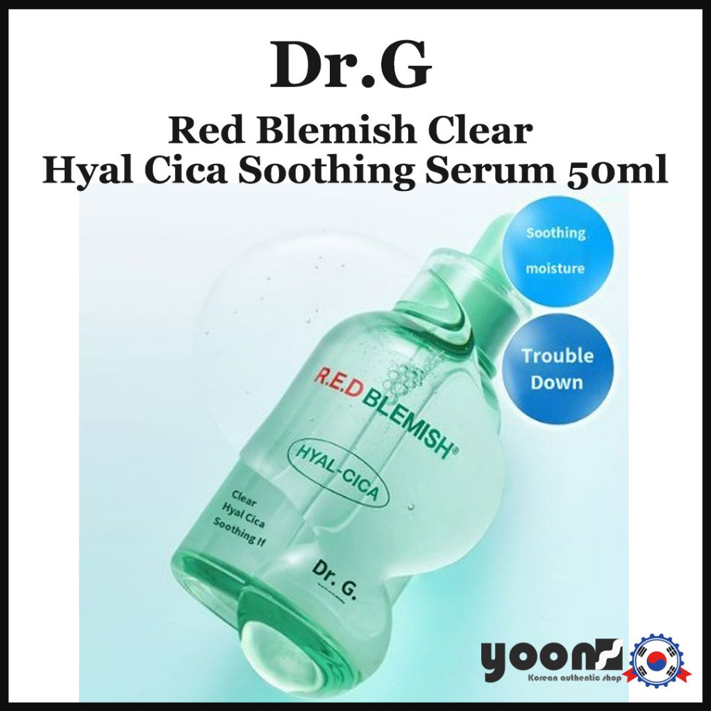 (ใหม่) [Dr.G] Red Blemish Clear Hyal Cica Soothing Serum 50ml_จากเกาหลี