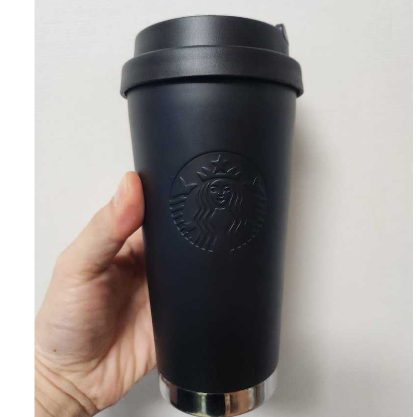 Starbucks Korea SS Siren Black Elma Tumbler แก้วน้ําไซเรน ขนาด 473 มล.