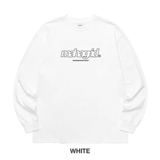 [MAHAGRID] Third LOGO LS TEE_เสื้อยืดแขนยาว