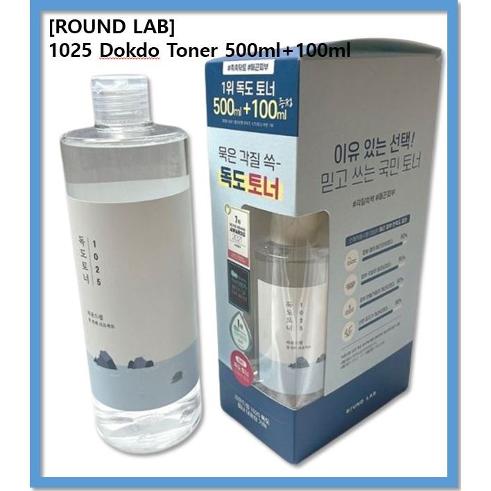 [ROUND Lab] dokdo1025 โทนเนอร์ 500 มล. + 100 มล.