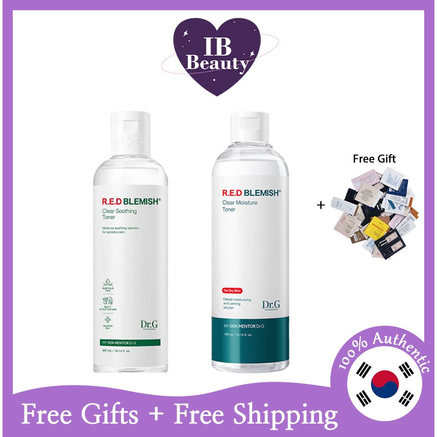 [Dr.G] Red Blemish Clear Soothing / Moisture Toner โทนเนอร์ 300 มล.