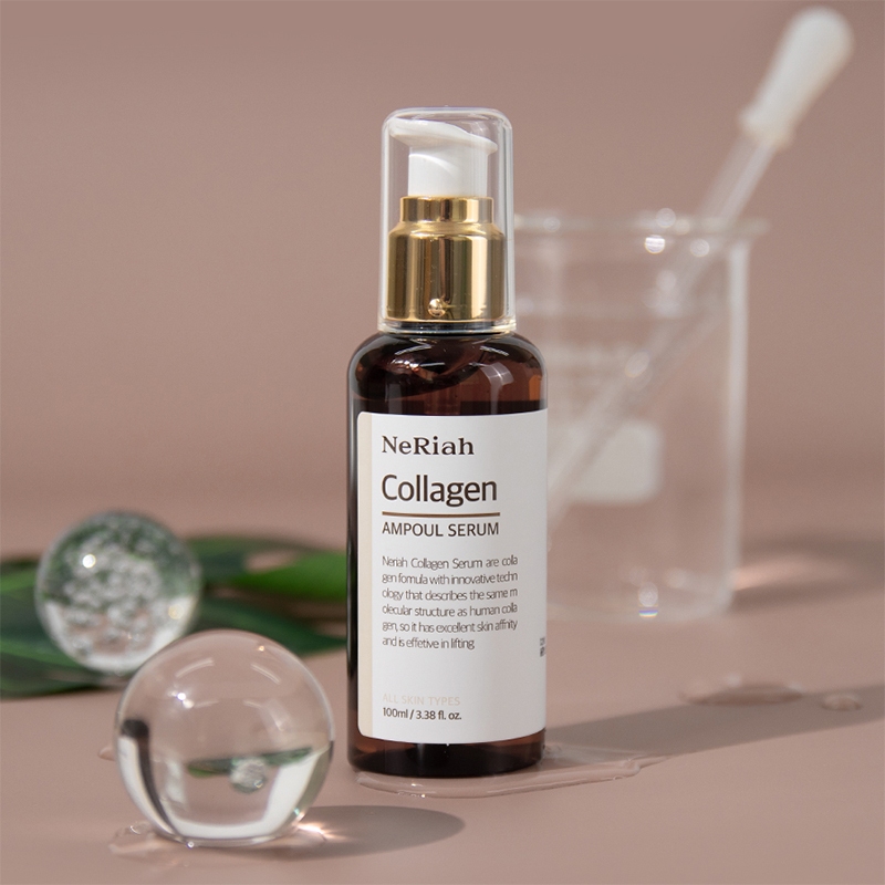 [Neriah] เซรั่มแอมพูลคอลลาเจน 100ml ต่อต้านริ้วรอย ให้ความชุ่มชื้น ฟื้นฟูความยืดหยุ่น และช่วยฟื้นฟูผิว