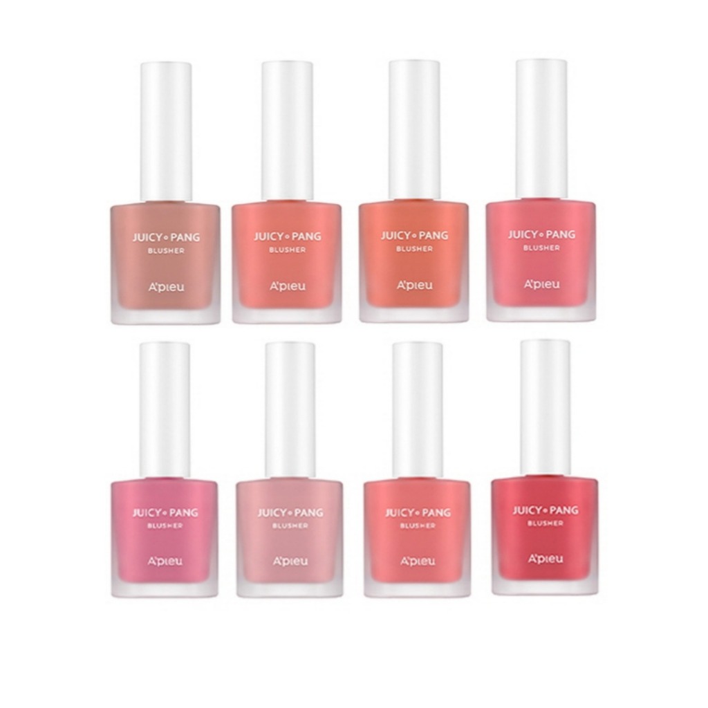 [Apieu] Juicy Pang Water Blusher 9g - 8 สี / Dewy & Soft Finish / ดีไซน์ใหม่!