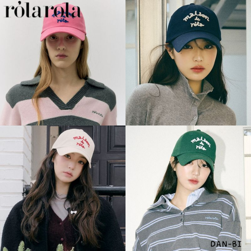[ROLA Rola] MAISON DE ROLA BALL CAP_7color / NEW Collection BALL CAP / Model Jang Won-young / สินค้า KR แท้ 100%