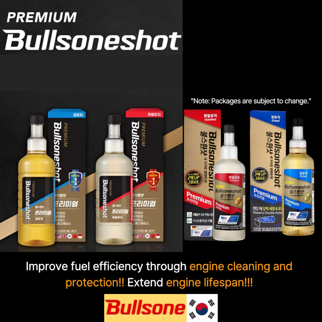 [BULLSONESHOT]Korea Fuel Additive Total Fuel System Petrol Diesel Car ( PREMIUM : 500 ml)