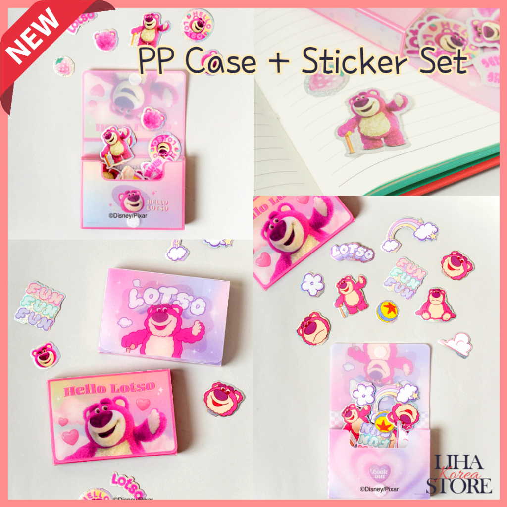 Korea Daiso Pixar Toy Story Sticker เคส ล็อตโซ่ PP + ชุดสติ๊กเกอร์ (สติ๊กเกอร์ 20P)