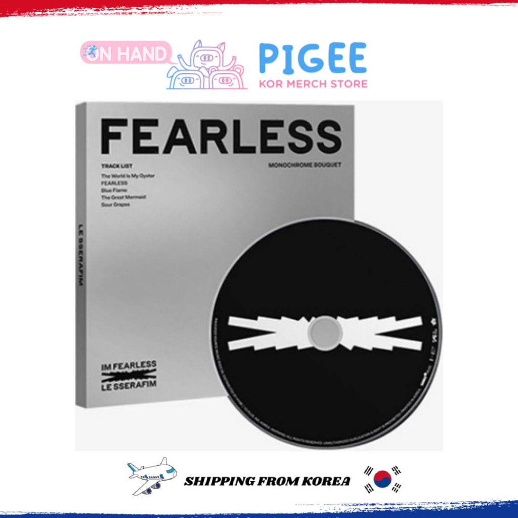 LE SSERAFIM - [ FEARLESS ] 1ST Mini Album (Monochrome Bouquet Ver.)