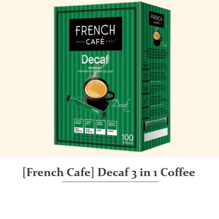 [French Coffee] กาแฟลาเต้ กาแฟสําเร็จรูป คาเฟอีน ไม่มีคาเฟอีน 3 in 1 สไตล์เกาหลี