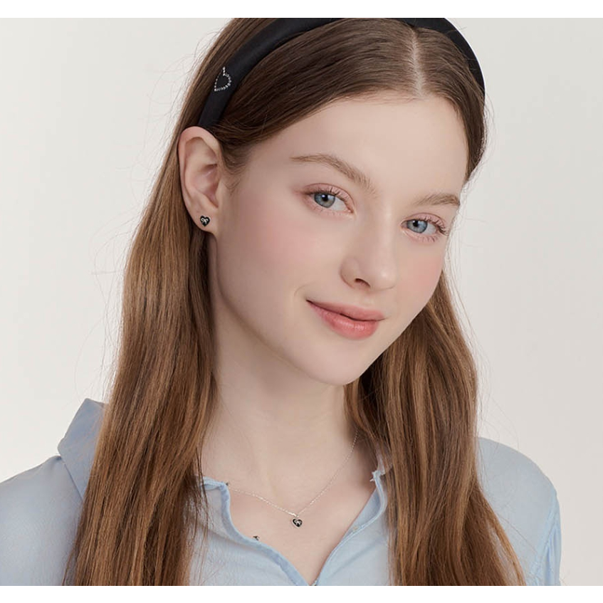 [ Engbrox ] [เงิน 925][ใส่ตาเอียน] สร้อยคอหัวใจรัก - 3 สี เกาหลี ของแท้ 100% - รูปที่ 3