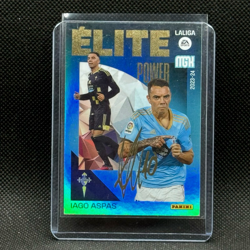 2023-24 Panini Megacrackers La Liga EA Sports Élite Power Iago Aspas P7