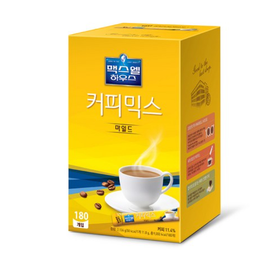 Maxwell House ดองโซ กาแฟมิกซ์ ชนิดแท่งอ่อน ขนาด 11.8 กรัม 180 ชิ้น