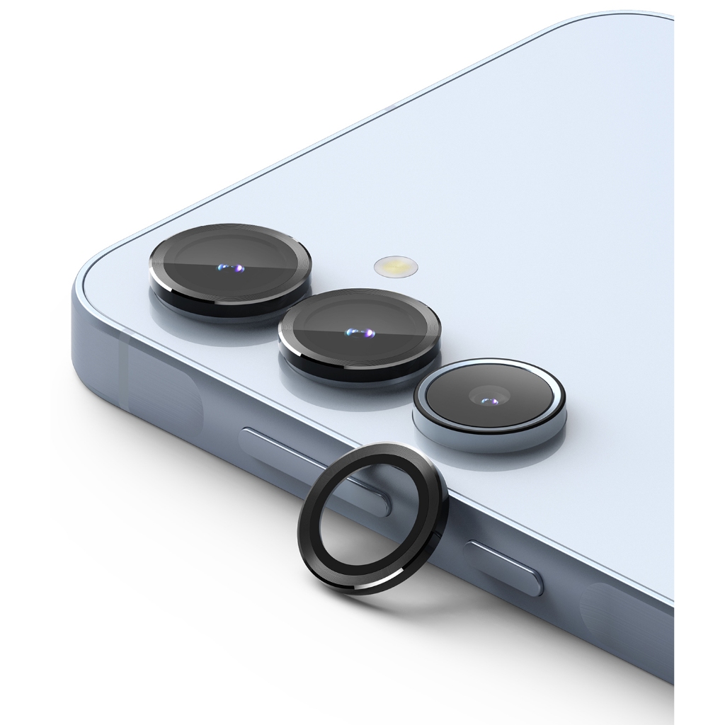 Ringke Camera Lens Frame Glass สําหรับ Galaxy A35 A55 ตัวป้องกันเลนส์กล้อง พร้อมกรอบอลูมิเนียม