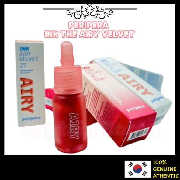 Peripera Ink Airy Velvet ลิปทินท์ ลิควิดลิป 4 กรัม