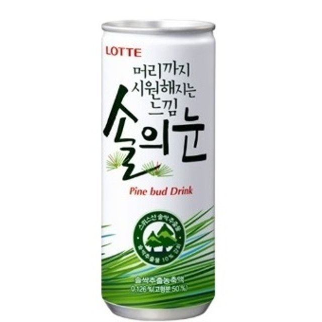 Lotte Pine Bud เครื่องดื่ม 240 มล. 4 กระป๋อง