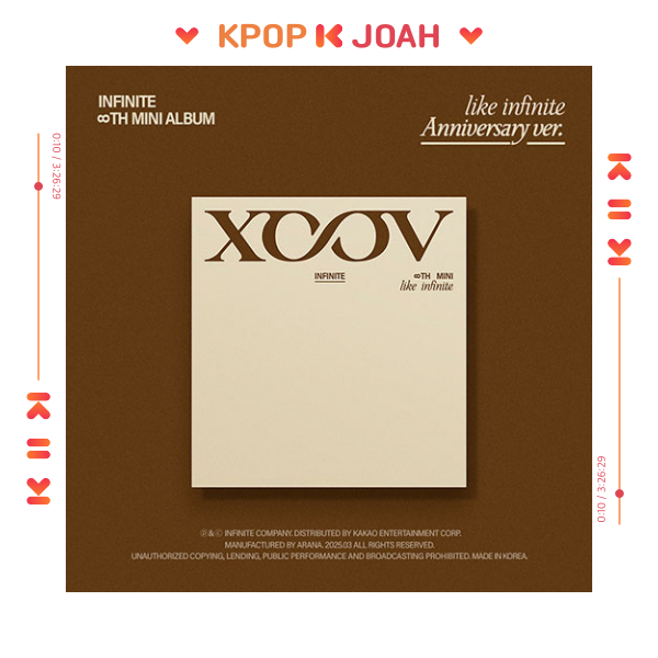 (ANNIVERSARY ver.) INFINITE [LIKE INFINITE] 8th MINI ALBUM (7th Mar.2025)