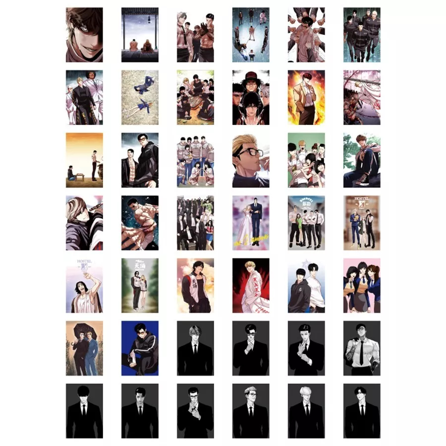 [K-Webtoon] Lookism OFFICIAL MD GOODS POST CARD Set /Charcter Korea Webtoon SEALED