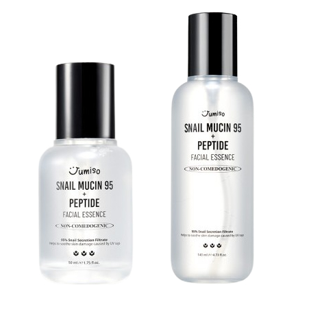 Jumiso Snail Mucin 95+ เอสเซนส์บํารุงผิวหน้า เปปไทด์ ขนาด 50 มล. 140 มล.