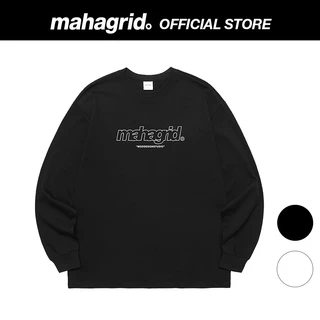 [MAHAGRID] Third LOGO LS TEE_เสื้อยืดแขนยาว
