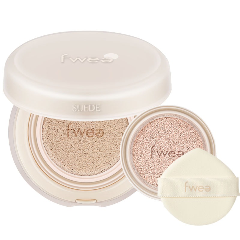 [พร้อมรีฟิล] คุชชั่น รองพื้น หนังกลับ / [With Refill] fwee Cushion Suede / fwee cushion foundation