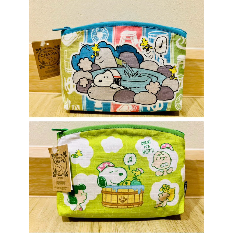Snoopy Zip Pouch จาก Snoopy Chaya Yufuin, Kyushu Japan
