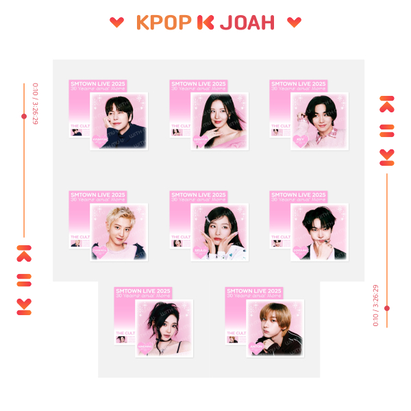 (LP Poster Set) SMTOWN LIVE 2025 TOUR OFFICIAL 2nd MD (24th Apr.2025)