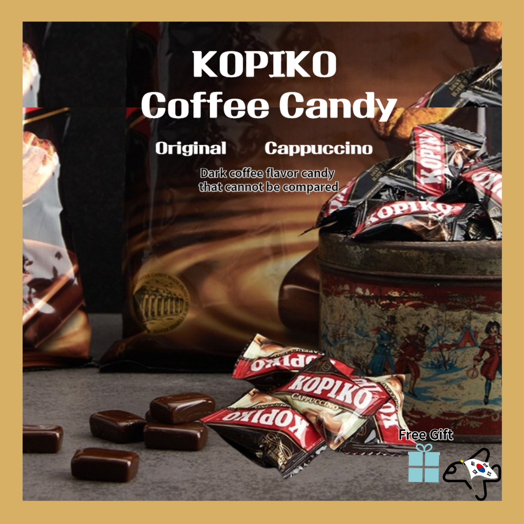 Kopiko ลูกอมกาแฟ / ลูกอมคาปูชิโน่ KOPIKO / ลูกอมรสกาแฟ / ลูกอมรสเพลงโจงกี / ลูกอมวินเซนโซ่ / คิมเซีย