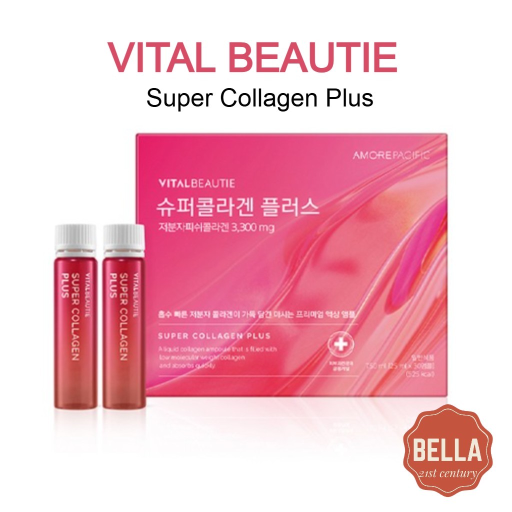 คอลลาเจน 🇰🇷 [VITALBEAUTIE] Super Collagen Plus ความงามแห่งมหาสมุทรแปซิฟิกดื่ม 25ml x 10ea