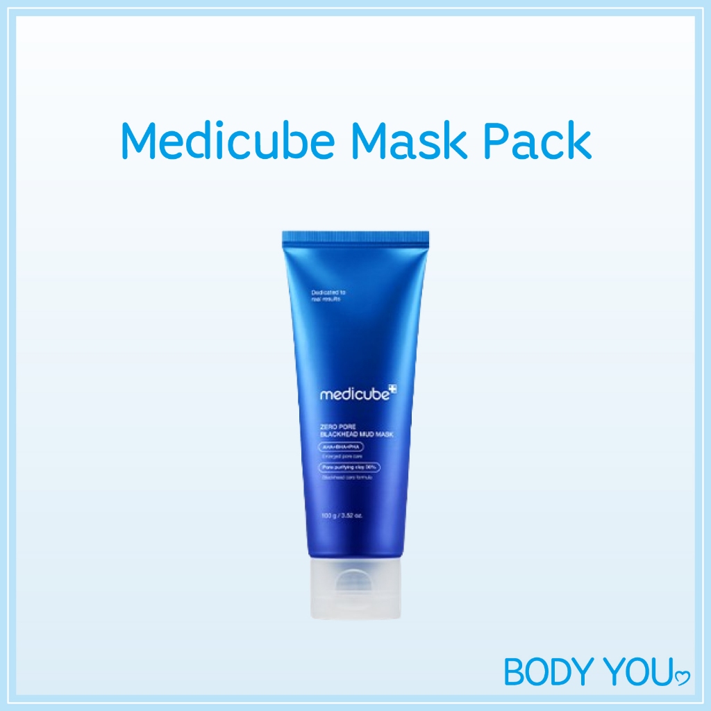 [Medicube] Zero Pore Mud Mask 100 กรัม / ครีมบํารุงผิวหน้า K-Beauty Skincare Sensitive Skin Health Acne Pore Whitening Blackheads Mask Pack *Medicube