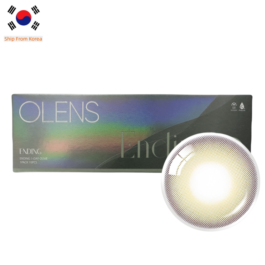 Olens ENDING OLIVE 10P คอนแทคเลนส์ เลนส์เกาหลี