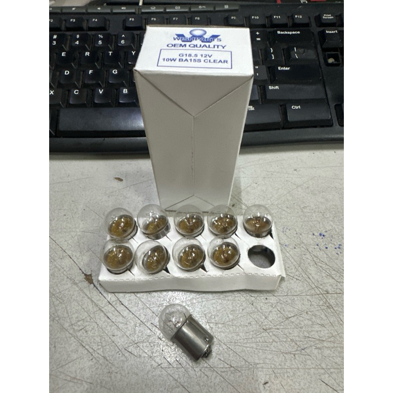 RXZ Y110 Y100 Y80 C70 GB0 MENTOL SIGNAL BULB 12V10W CLEAR G18 G18.5 mentol kaki besi pusing