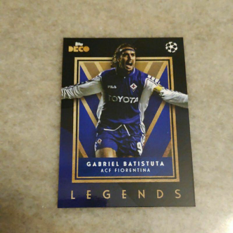 การ์ดฟุตบอลของแท้ Gabriel Batistuta Legends