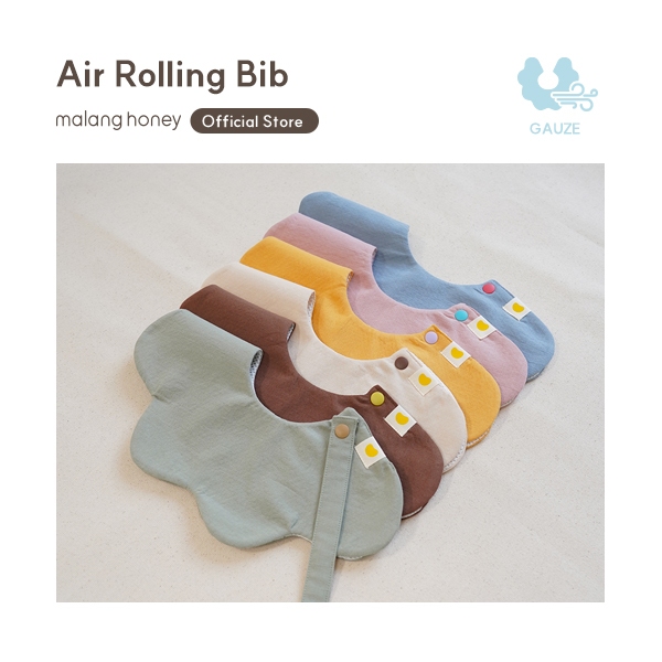 [Malang Honey] ผ้ากันเปื้อน ผ้าตาข่าย ผ้าฝ้ายแท้ 100% สไตล์เกาหลี พร้อมคลิปหนีบจุกนมหลอก สําหรับเด็กอายุ 0-3 ปี