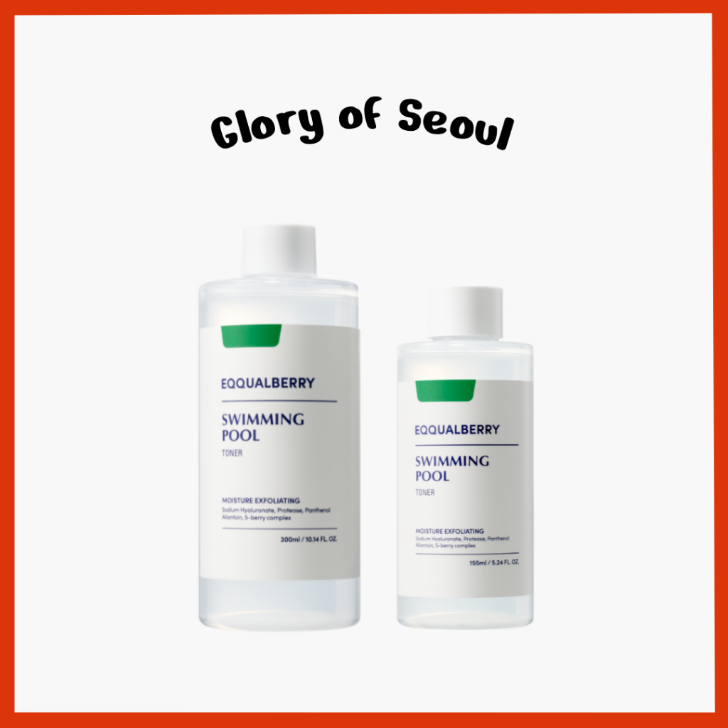 Eqqualberry โทนเนอร์สระว่ายน้ํา 300ml, 155ml